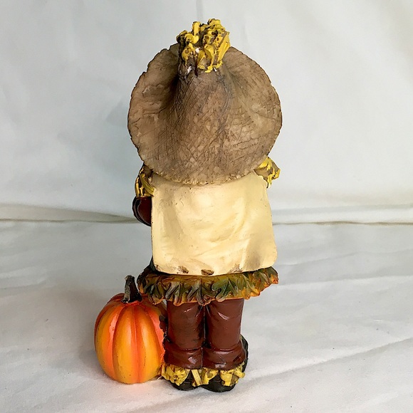 2 Piece Scarecrow Boy and Girl with Pumpkins by Valerie Parr Hill - Picture 10 of 13
